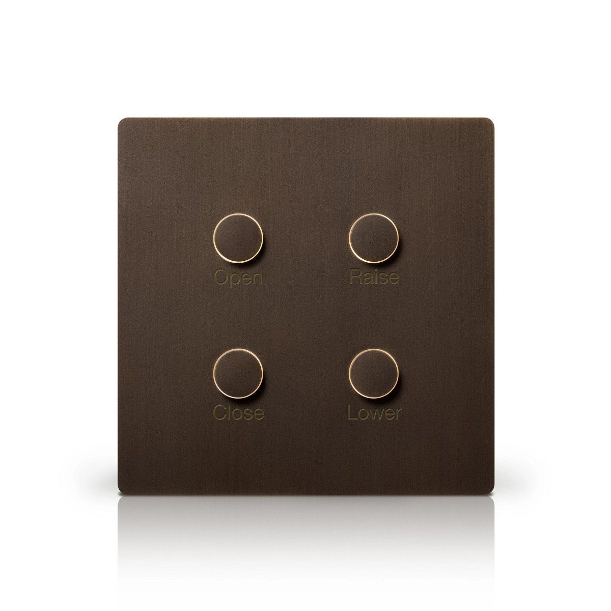 Lutron Alisse keypad in bronze