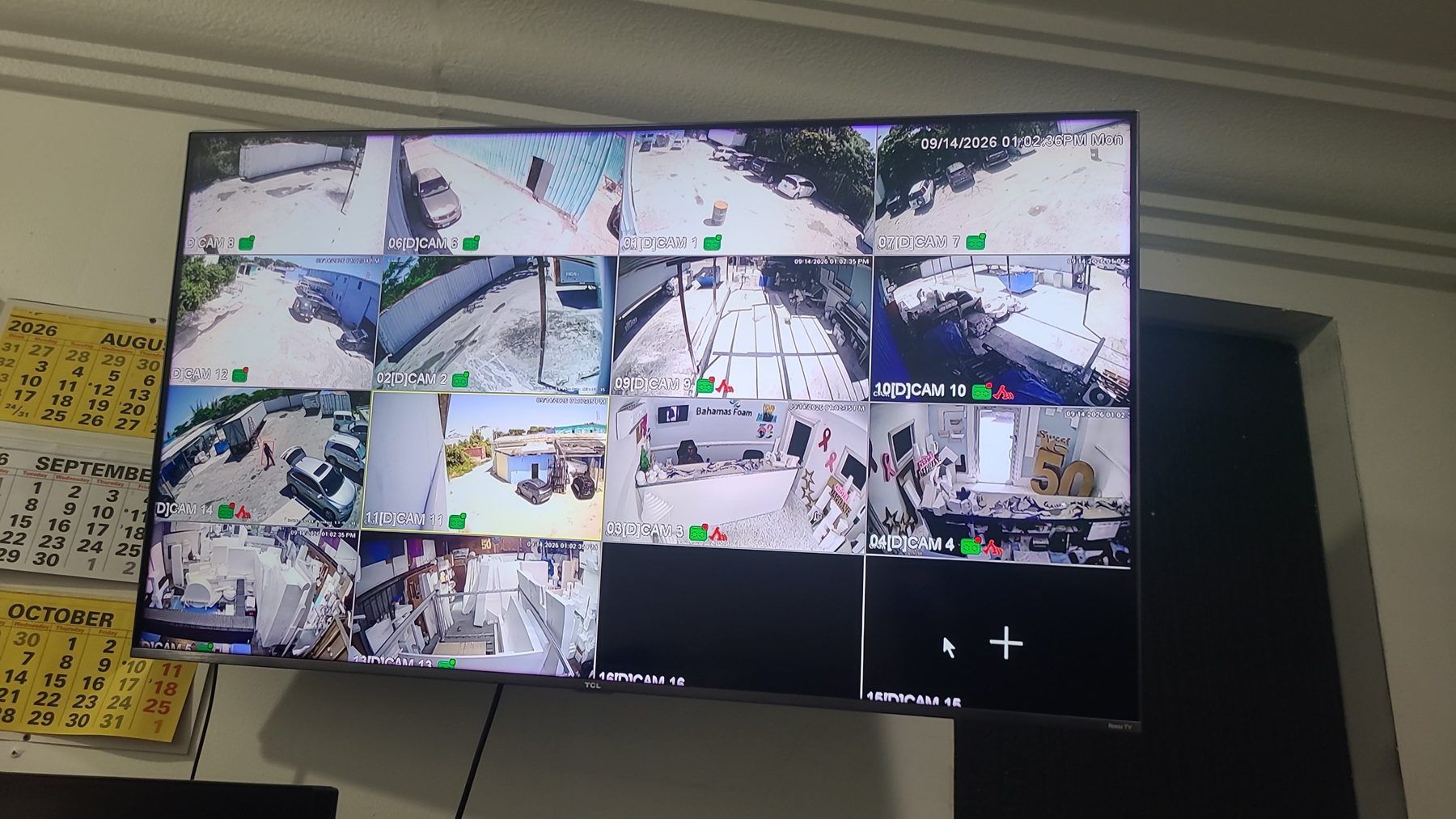 Monitor in the office
